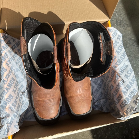 Cody James Decimator 9.5 Nano Comp Toe Oiled Leather Waterproof NEVER WORN - Picture 2 of 12